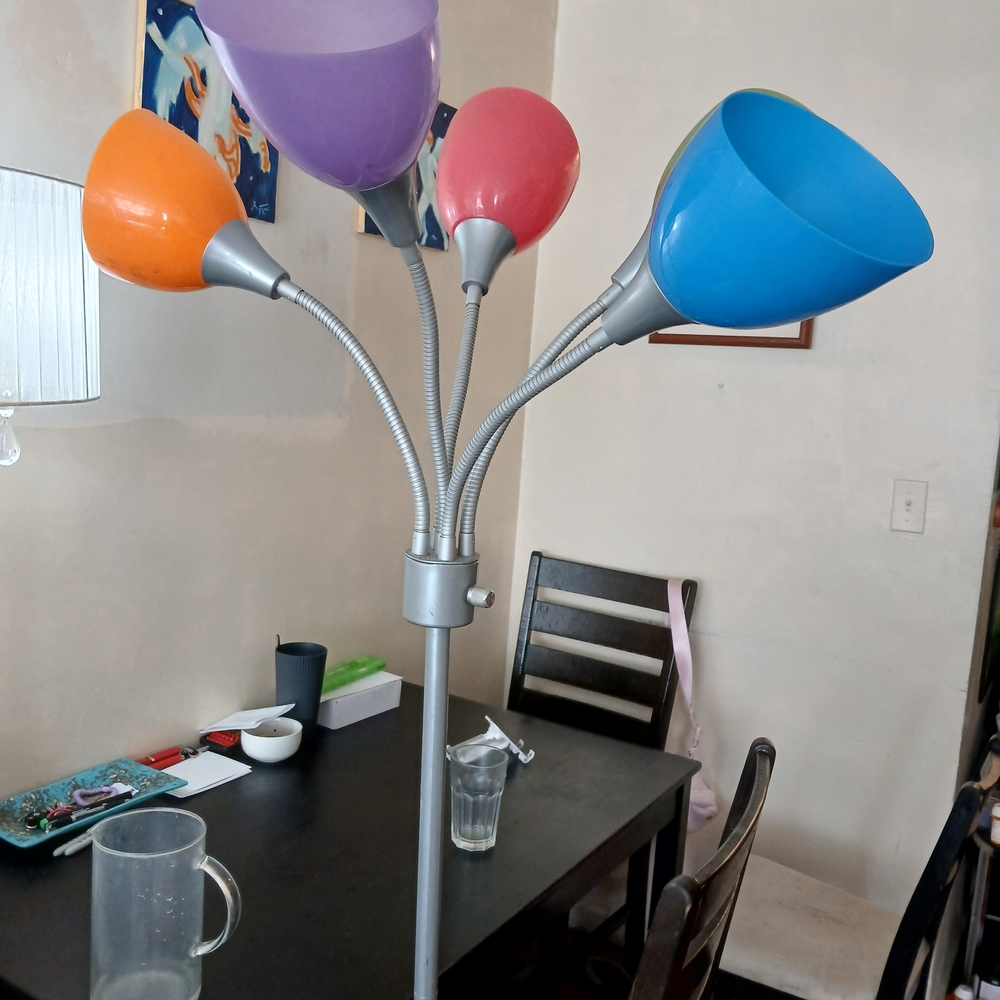 Vibrant Multi-Color Party Floor Lamp